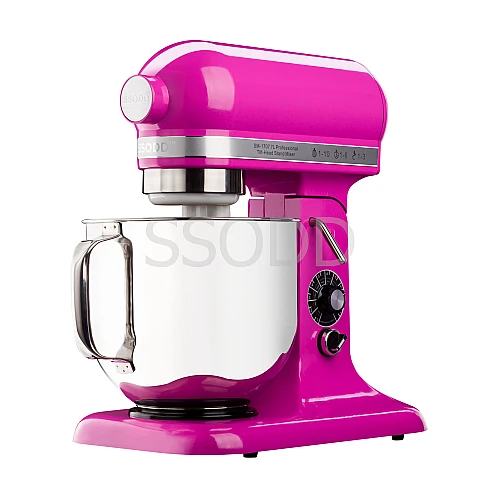 SSODD 21. Hot Pink 7L Professional Tilt-Head Stand Mixer 