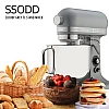 SSODD 25. Cloudy Grey 7L Professional Tilt-Head Stand Mixer 