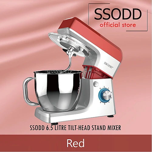 SSODD Red 6.5L Stand Mixer 