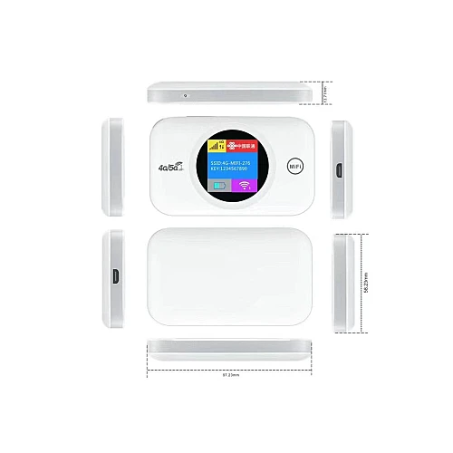 2023 New MiFi D10 Modified Unlimited Hotspot Pocket Portable Modem WiFi 4G LTE Advance Unlock bypass Support All Telco