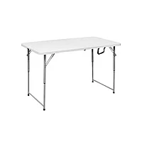 ADJUSTABLE HEIGHT FOLDING TABLES 