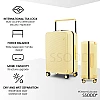 24 Inch Creamy Yellow 行李箱 Bagasi SSODD DREAMER SUITCASE LUGGAGE Polycarbonate Material