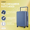 24 Inch Steel Blue 行李箱 Bagasi SSODD DREAMER SUITCASE LUGGAGE Polycarbonate Material
