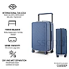 24 Inch Steel Blue 行李箱 Bagasi SSODD DREAMER SUITCASE LUGGAGE Polycarbonate Material