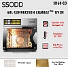 SSODD Non Stick Baking Tray for 60L Combat Convection Oven