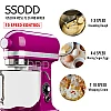 SSODD 9. Fuchsia Rose 7L Professional Tilt-Head Stand Mixer