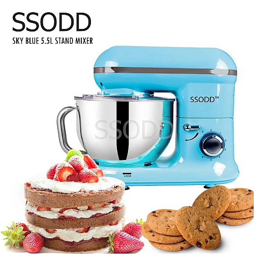 SSODD Skyblue 5.5L Stand Mixer 