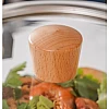 3.5L Kaca Pot Glass Pot with Lid Cover Borosilicate Glass with Wooden Handle Heat-resistant Cooking Pot pb