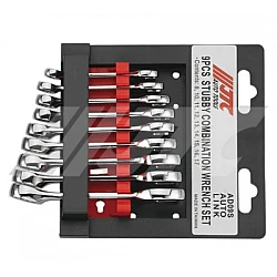 Jtc-Ad09S 9Pcs Stubby Combination Wrench Set