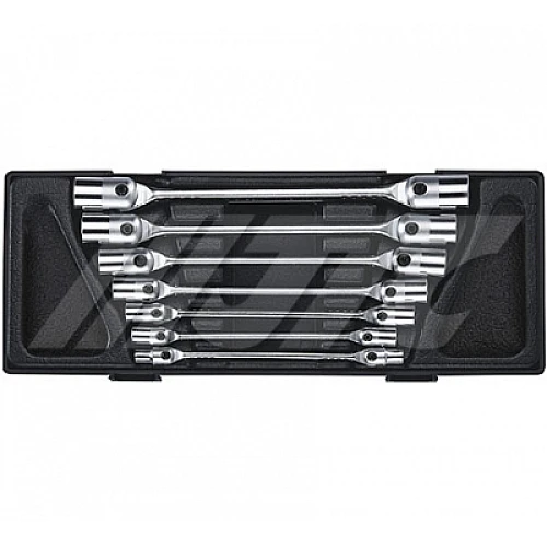 Jtc-K6072 7Pcs Double Socket Flexible Wrench Set