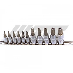 Jtc-3902 11Pcs Star Socket Bit Set Tamperproof