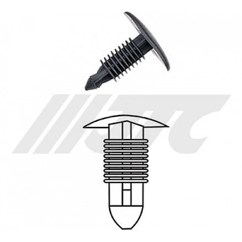 Jtc-Rd12 200Pcs Upholstery Automotive Plastic Clips