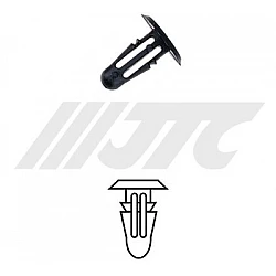 Jtc-Rd19 200Pcs Hood Rubber Automotive Plastic Clips 
