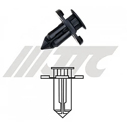 Jtc-Rd29 100 Sets Fender Automotive Plastic Clips