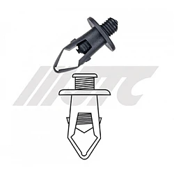 Jtc-Rd22 100 Sets Bumper Automotive Plastic Clips
