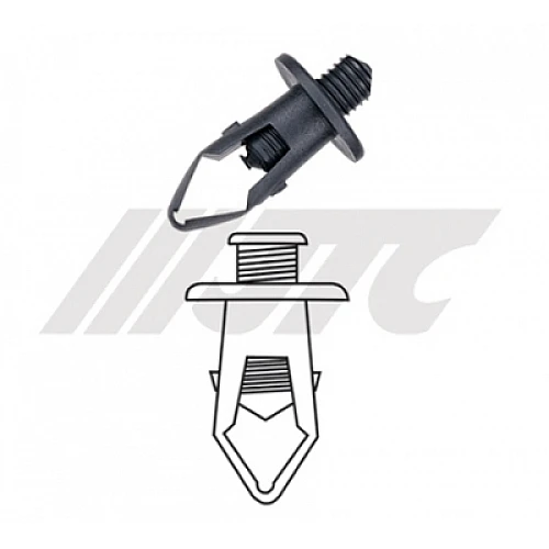 Jtc-Rd22 100 Sets Bumper Automotive Plastic Clips