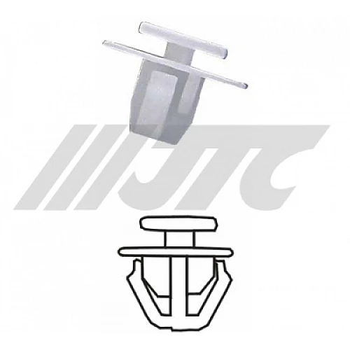 Jtc-Rd42 100Pcs Hyundai Door Panel Automotive Plastic Clips