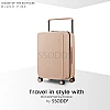 20 Inch Blush Pink 行李箱 Bagasi SSODD DREAMER SUITCASE LUGGAGE Polycarbonate Material