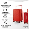 24 Inch Scarlet Red 行李箱 Bagasi SSODD DREAMER SUITCASE LUGGAGE Polycarbonate Material