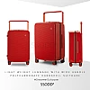 24 Inch Scarlet Red 行李箱 Bagasi SSODD DREAMER SUITCASE LUGGAGE Polycarbonate Material