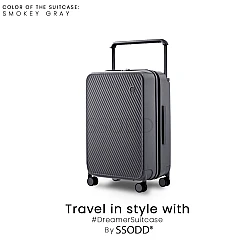 20 Inch Smokey Grey 行李箱 Bagasi SSODD DREAMER SUITCASE LUGGAGE Polycarbonate Material