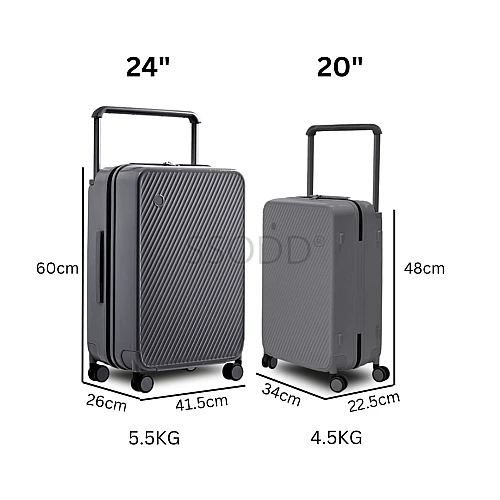 Combo Set 20 And 24 Smokey Grey 行李箱 Bagasi SSODD DREAMER SUITCASE LUGGAGE 
