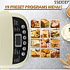 SSODD 1 Kilogram Loaf Sizes 2.0lb Bread Maker Large Capacity Loaf Sizes 500g 750g 1000g