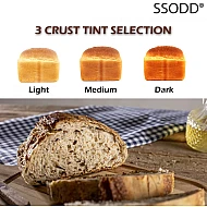 SSODD 1 Kilogram Loaf Sizes 2.0lb Bread Maker Large Capacity Loaf Sizes 500g 750g 1000g