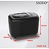 SSODD 1.58Kg 3.5lb Bread Maker Extra Large XL Capacity Loaf Sizes 1000g 1250g 1500g