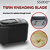 SSODD 1.58Kg 3.5lb Bread Maker Extra Large XL Capacity Loaf Sizes 1000g 1250g 1500g