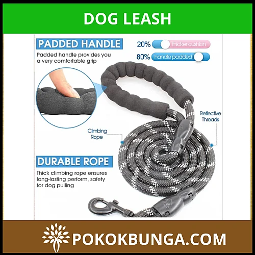 Dog Leash Premium Quality Pink Color 