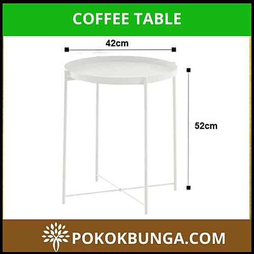 Coffee Table Tray Table Removable Tray Top  Side Table  Coffee Table Meja Tepi Sofa Meja Kecil