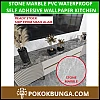 60cm x 5m Stone Marble PVC Waterproof Self Adhesive Wallpaper FW-07 Kitchen Wardrobe Renovation Wall Sticker