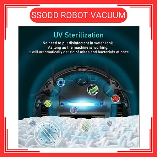 SSODD SD-I8 Robomax UV Plus Robot Vacuum Cleaner