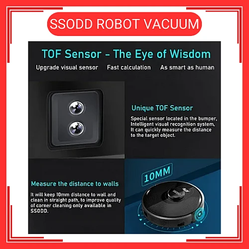 SSODD SD-I8 Robomax UV Plus Robot Vacuum Cleaner