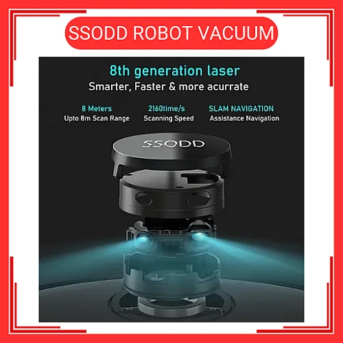 SSODD SD-I8 Robomax UV Plus Robot Vacuum Cleaner