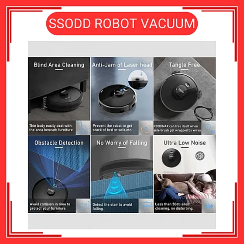 SSODD SD-I8 Robomax UV Plus Robot Vacuum Cleaner