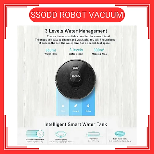 SSODD SD-I8 Robomax UV Plus Robot Vacuum Cleaner