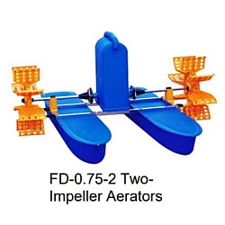 FD-0.75-2 240v 0.75Kw Two Impeller Aerators FD Series