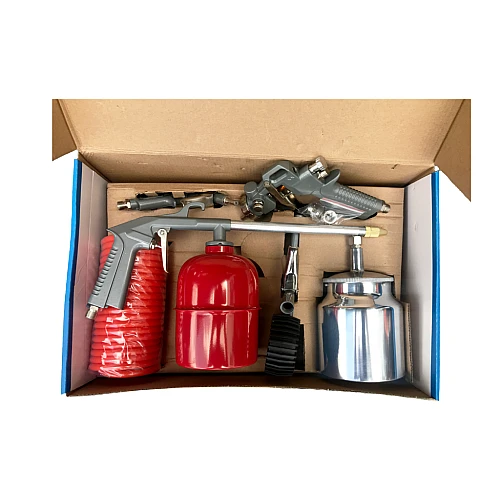 W2000A2 5Pcs Air Tools Kit Suction Spray Gun Set Wufu