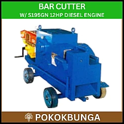TC42DE S195GN 12Hp 7.5kW Diesel Engine Bar Cutter Tokuma