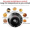 Black 120cm XL Commercial Electric Food Display Warmer Show Case Heating Machine