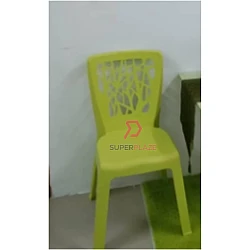 Apple Green Color 6 Pcs 3V EZ High Quality Stackable Dining Plastic Chair Rest Chair Heavy Duty