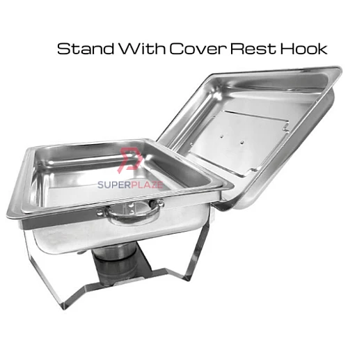 Double Tray Stainless Steel Chafing Dish Food Warmer Serving Tray Buffet Set