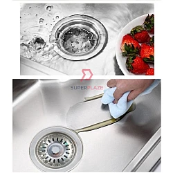 Right Table Double Sink Commercial Stainless Steel Deep Bowl Sink Set With Stand Sinki Berkaki Kommercial Serbaguna