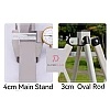 Beige White 2.7x3 Meter Folding Tent Canopy Khemah Lipat Bazaar Canopi Umbrella