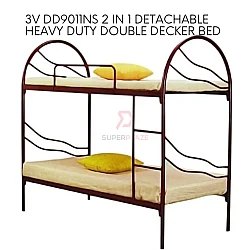 2 in 1 3V DD9011NS Detachable Heavy Duty Single Double Decker Bed Frame