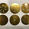 60mm 6 Moulds Copper Brass Muruku Mould India Muruku Maker