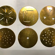 60mm 6 Moulds Copper Brass Muruku Mould India Muruku Maker