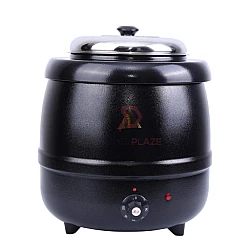 10 Liters Automatic Commercial Electric Dome Soup Kettle Warmer Heating Soup Serving Pot